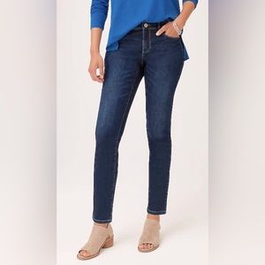 J.Jill Denim Authentic Fit Slim Ankle blue jeans Size 2
